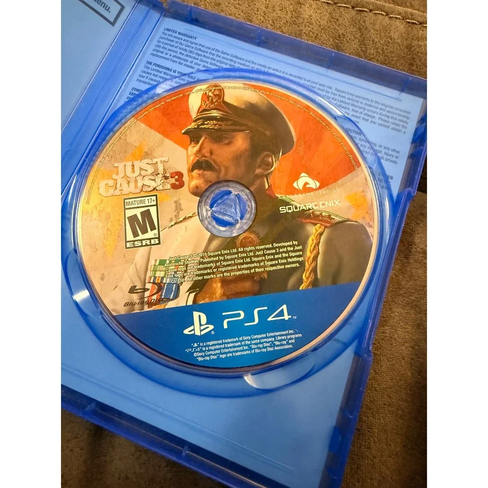 Just Cause 3 Sony PlayStation 4 PS4 Square Enix Action Adventure Game Physical